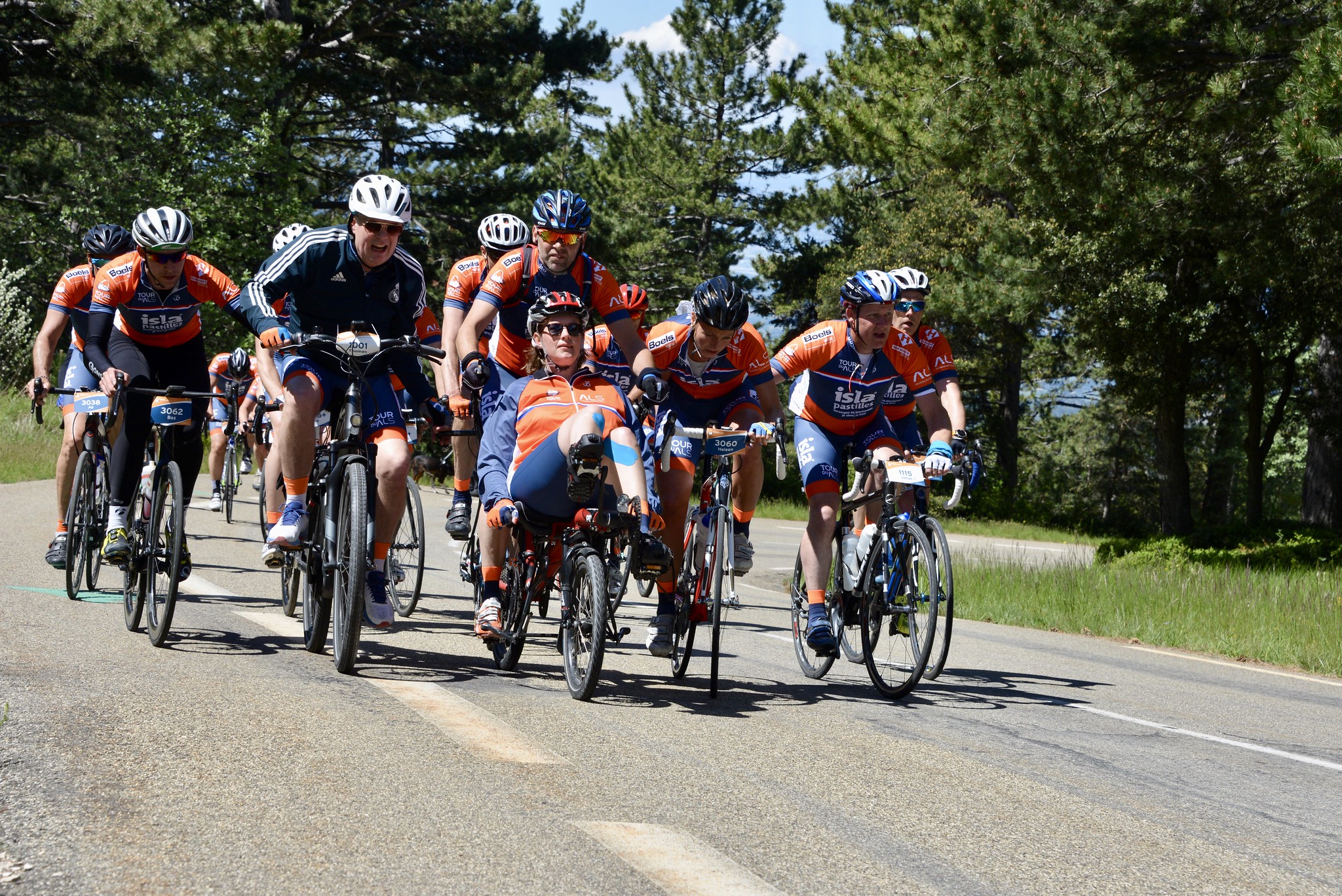 Team Marieke fietst naar de top met Thomas Acda als deelnemer