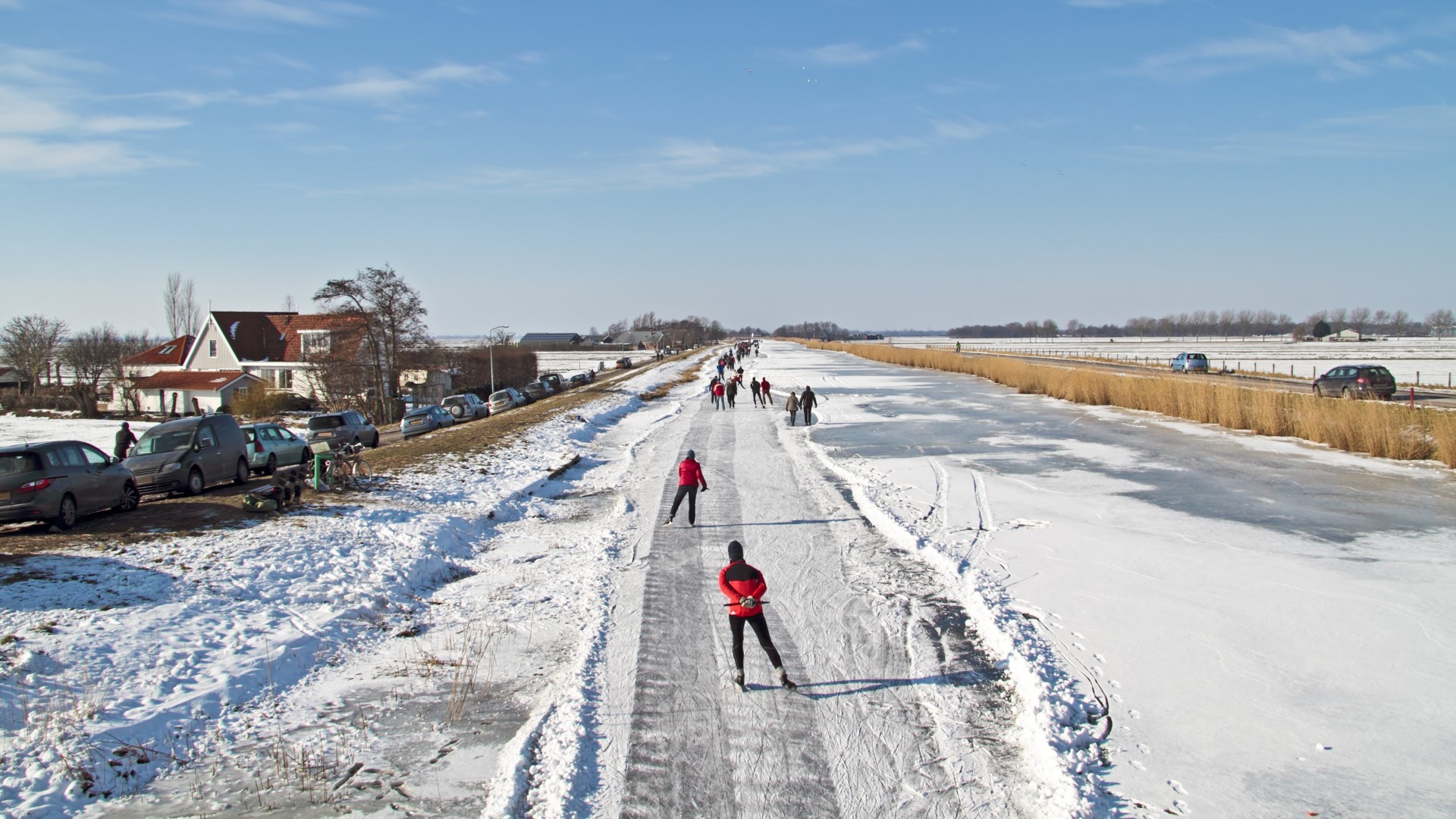 Organiseer een schaatstocht en laat mensen sponsoren voor ALS