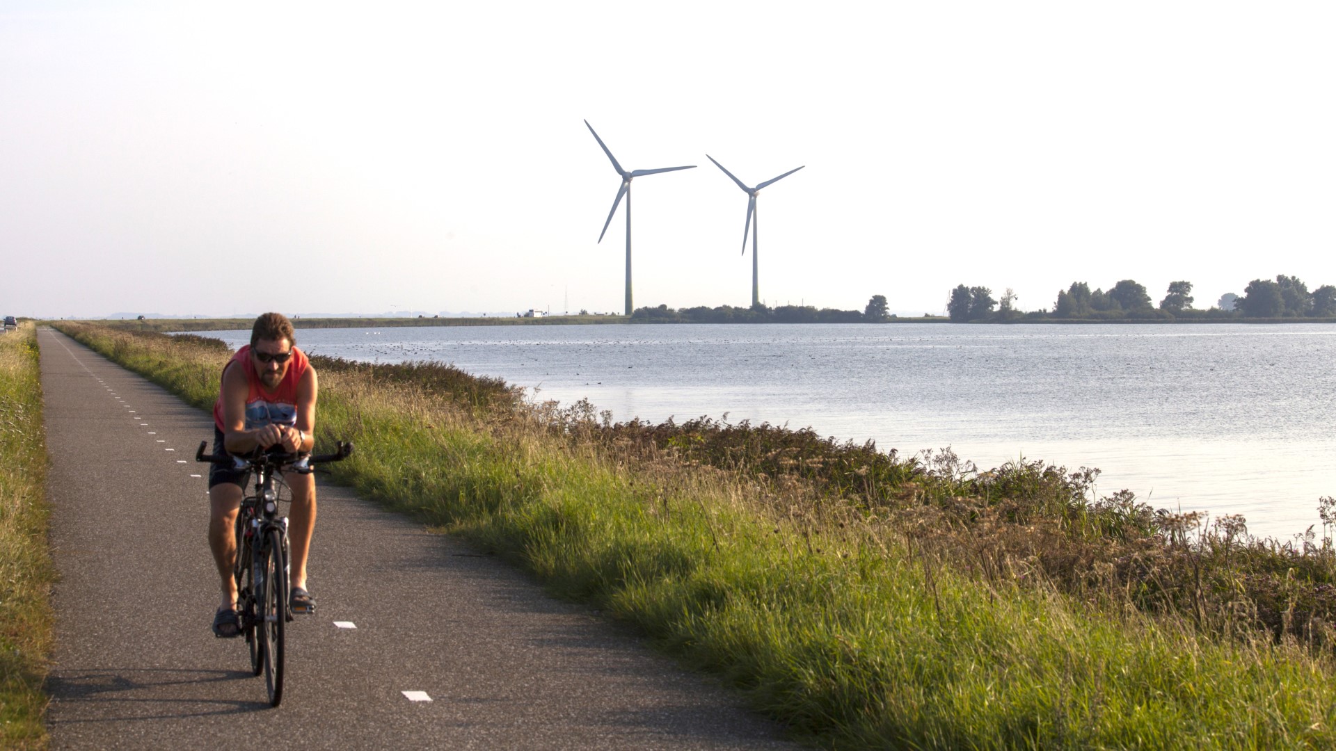 Fiets een rondje om een meer en laat je sponsoren voor ALS