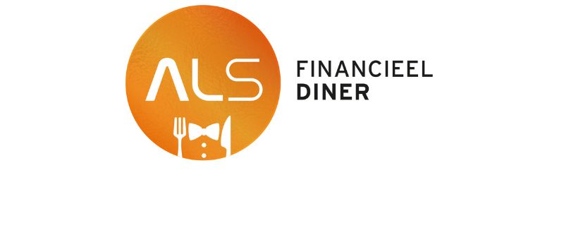 Logo financieel diner voor ALS