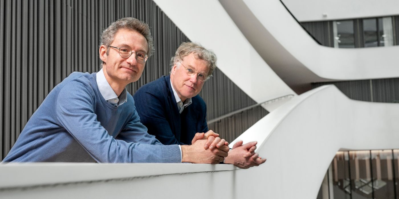 Onderzoekers Philip van Damme en Leonard van den Berg