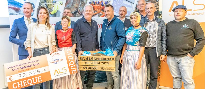 Veiling 1e Kistje Meischol brengt € 75.000 op voor Stichting ALS Nederland