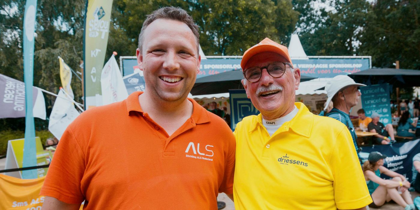 Ricky Erkelens - vrijwilliger Stichting ALS Nederland - Nijmeegse Vierdaagse