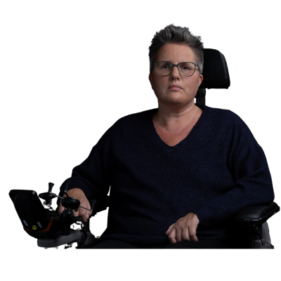 ALS-patiënt Juliette Vekemans doet oproep tot doneren.