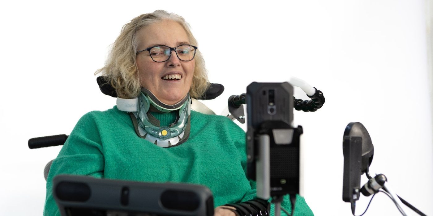 ALS-patiënt Sonja Stathi komt heel 2024 in actie om geld op te halen voor onderzoek.